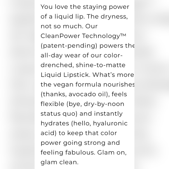 2/$15! Honest Beauty Liquid Lipstick - Passion - Picture 7 of 7